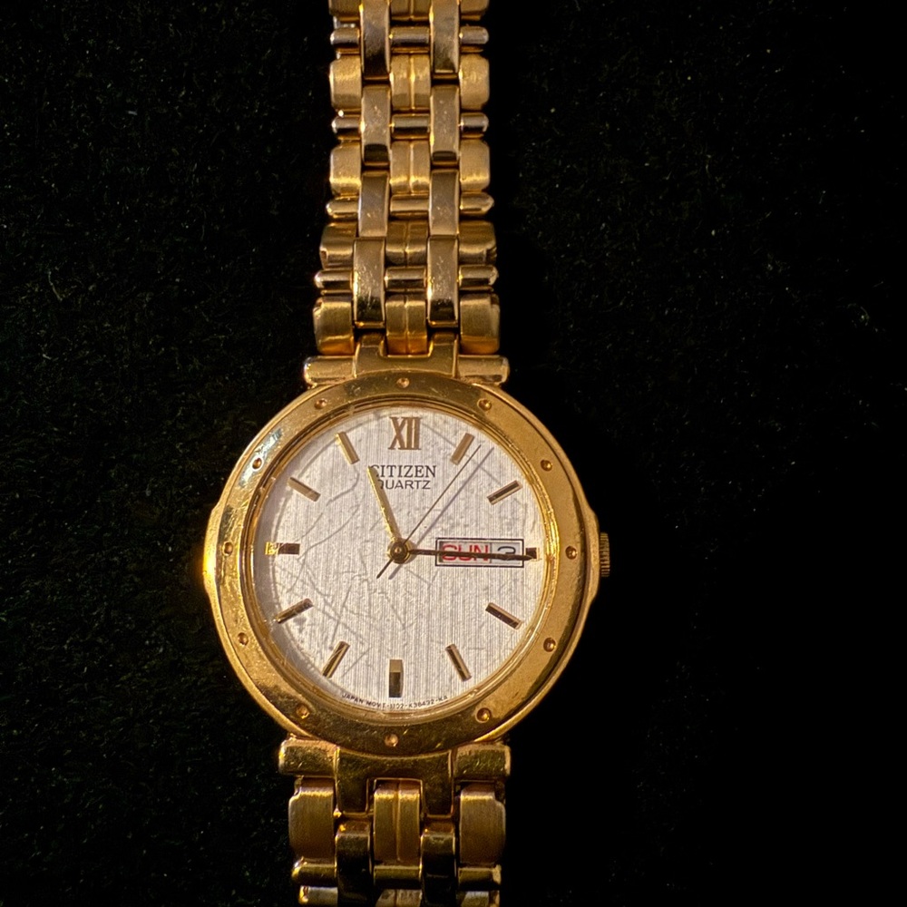Vintage Citizen Quartz Gold Watch